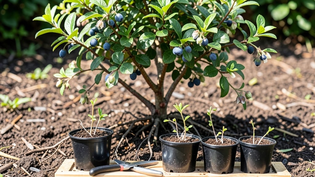 Blueberry Plant Propagation: Stem Layering for Bushes Without Transplant Stress
