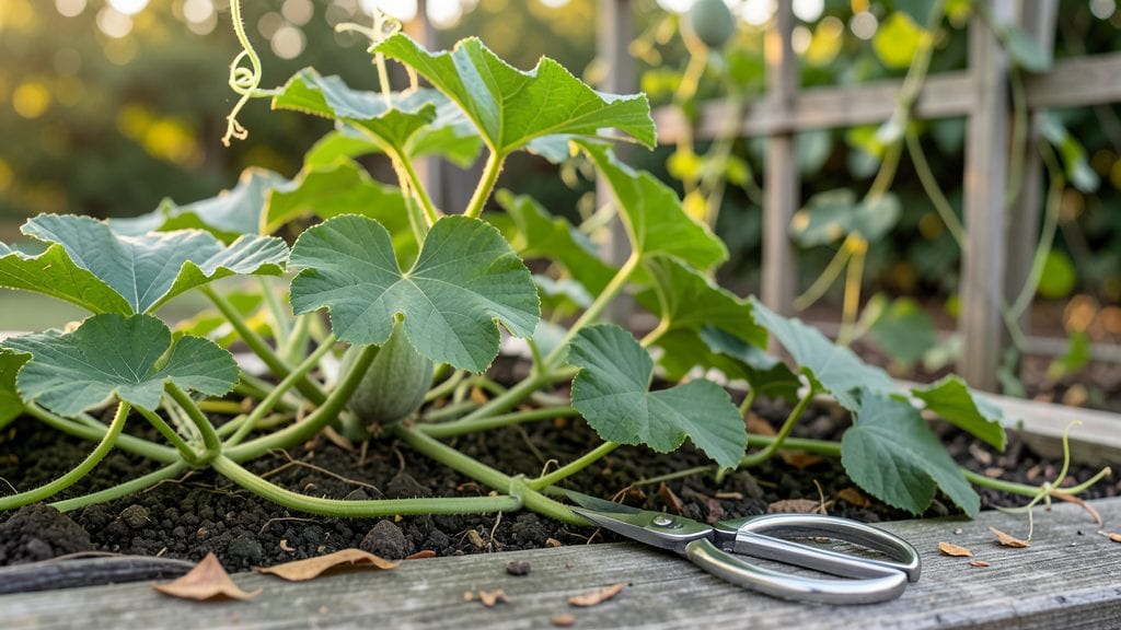 How to Prune Cantaloupe Plants: Maximize Fruit with 3 Key Cuts