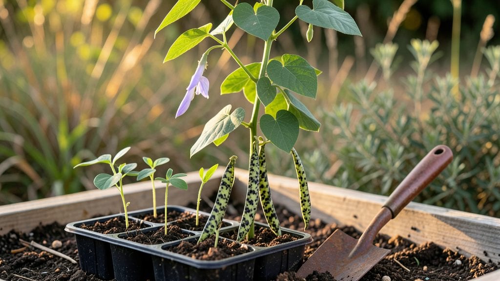 Planting Rattlesnake Beans: Bold, Fast-Growing Pole Beans for Compact Gardens