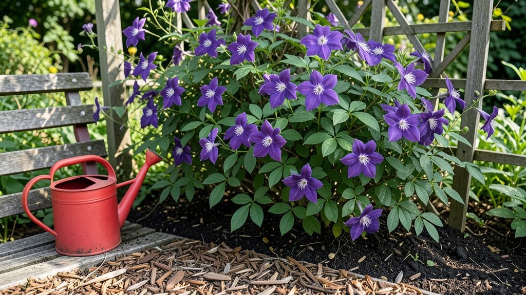 Watering Clematis Plants: Soil Moisture Secrets for Lush, Repeat Blooms